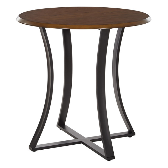 OFFICE STAR PRODUCTS MET36C-OAK Office Star Metro Round Counter Height Dining Table, 36-1/4inH x 36inW x 36inD, Oak Veneer/Black OFFICE STAR PRODUCTS MET36C-OAK Office Star Metro Round Counter Height Dining Table, 36-1/4inH x 36inW x 36inD, Oak Veneer/Black