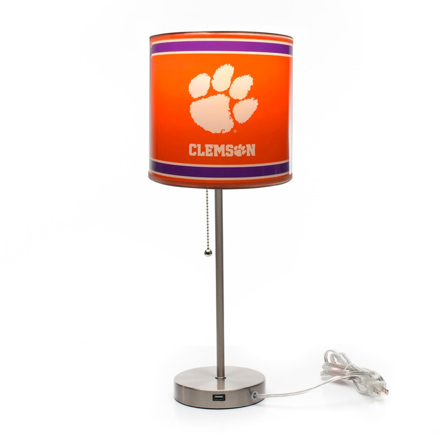 IMPERIAL INTERNATIONAL IMP 609-3043 Imperial NCAA Table Lamp, 19inH, Clemson University IMPERIAL INTERNATIONAL IMP 609-3043 Imperial NCAA Table Lamp, 19inH, Clemson University