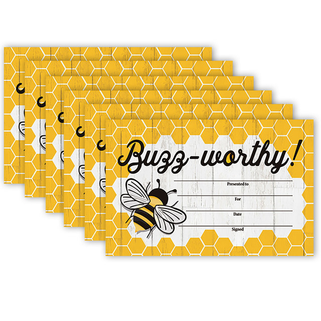 EDUCATORS RESOURCE EU-844226-6 Eureka Recognition Award, The Hives, 36 Per Pack, Set Of 6 Packs EDUCATORS RESOURCE EU-844226-6 Eureka Recognition Award, The Hives, 36 Per Pack, Set Of 6 Packs