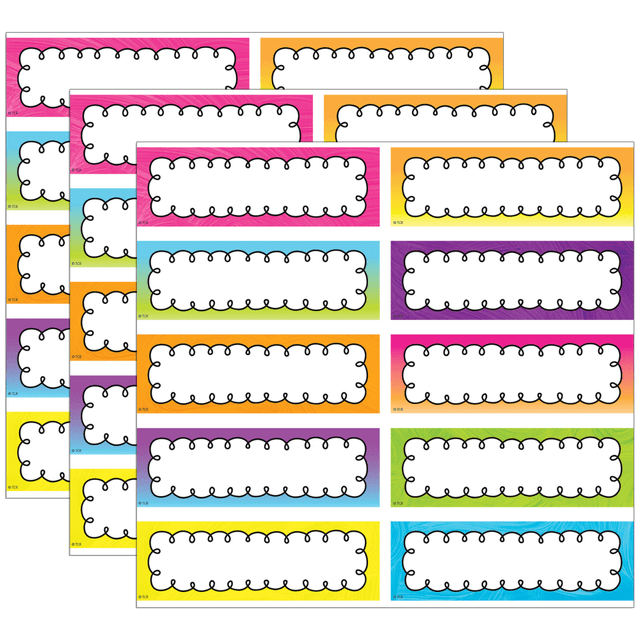 Decorate your whiteboard in a snap with durable, reusable magnetic decor!  Add flair to any magnetic receptive surface such as doors, desks, shelving, and bins.  Each magnet measures about 4-3/4in x 1-1/2in.  Each pack includes 20 pieces in 10 colors. Sold as 3 packs for a total of 60 pieces.
