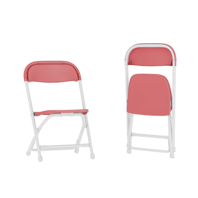 FLASH FURNITURE 2YKIDBY 2 Pack Kids Plastic Folding Chair, Burgundy FLASH FURNITURE 2YKIDBY 2 Pack Kids Plastic Folding Chair, Burgundy