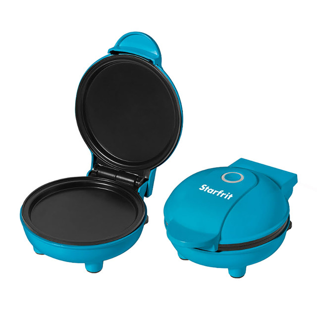 STARFRIT USA INC 024724-006-0000 Starfrit Electric Mini Pancake Maker, 4-In., Blue STARFRIT USA INC 024724-006-0000 Starfrit Electric Mini Pancake Maker, 4-In., Blue