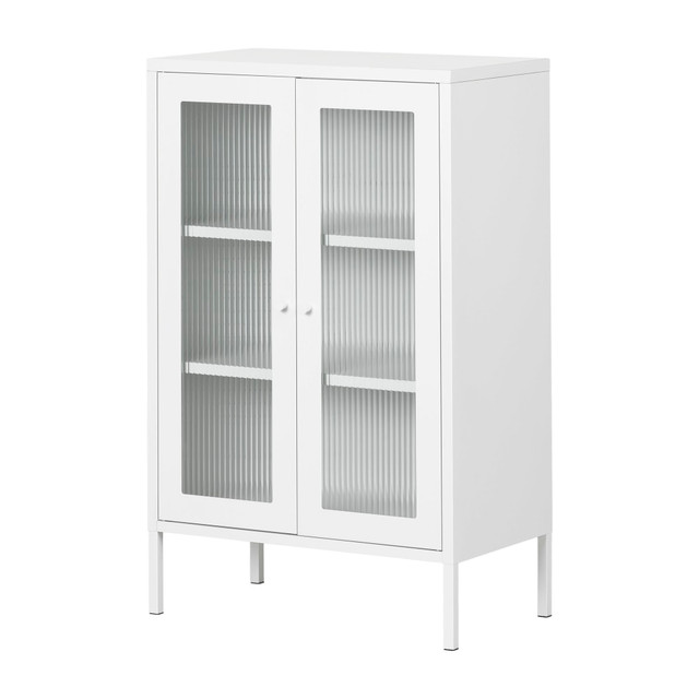 SOUTH SHORE IND LTD 15321 South Shore Kodali 25-1/2inW Accent Cabinet, White SOUTH SHORE IND LTD 15321 South Shore Kodali 25-1/2inW Accent Cabinet, White