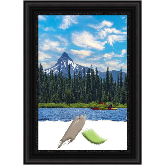 UNIEK INC. A42707345677 Amanti Art Picture Frame, 26in x 36in, Matted For 20in x 30in, Parlor Black UNIEK INC. A42707345677 Amanti Art Picture Frame, 26in x 36in, Matted For 20in x 30in, Parlor Black