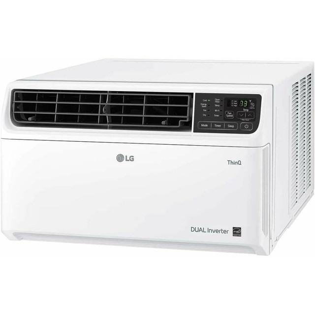 LG ELECTRONICS USA INC LW1022IVSM LG 10,000 BTU DUAL Inverter Smart Wi-Fi Enabled Window Air Conditioner - Cooler - 2930.71 W Cooling Capacity - 450 Sq. ft. Coverage - Dehumidifier - Smart Connect - Remote Control - Energy Star - Digital Inverter Mot LG ELECTRONICS USA INC LW1022IVSM LG 10,000 BTU DUAL Inverter Smart Wi-Fi Enabled Window Air Conditioner - Cooler - 2930.71 W Cooling Capacity - 450 Sq. ft. Coverage - Dehumidifier - Smart Connect - Remote Control - Energy Star - Digital Inverter Mot