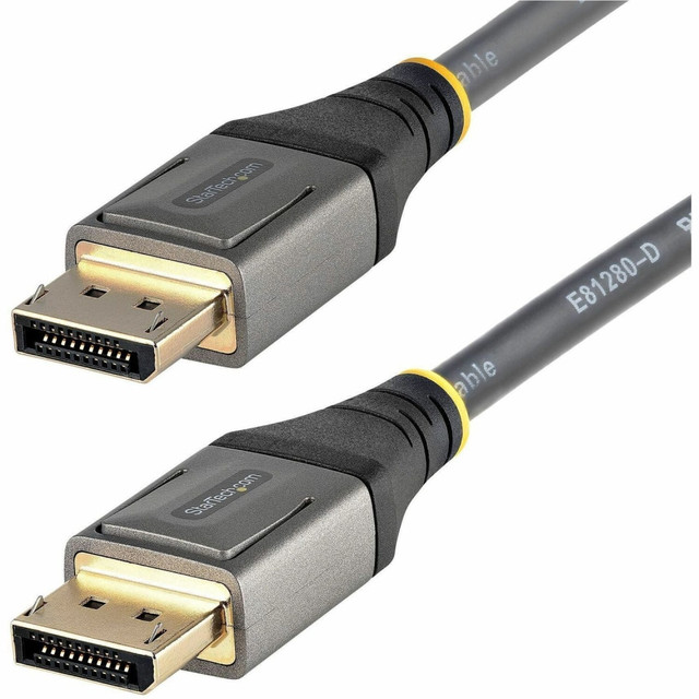 STARTECH.COM DP14VMM4M 13ft (4m) VESA Certified DisplayPort 1.4 Cable, 8K 60Hz HDR10, UHD 4K 120Hz Video, DP to DP Monitor Cord, DP 1.4 Cable, M/M - 13.1ft/4m VESA Certified DisplayPort 1.4 cable; 8K 60Hz/4K 120Hz video/32.4Gbps/HDR10/32Ch Audio STARTECH.COM DP14VMM4M 13ft (4m) VESA Certified DisplayPort 1.4 Cable, 8K 60Hz HDR10, UHD 4K 120Hz Video, DP to DP Monitor Cord, DP 1.4 Cable, M/M - 13.1ft/4m VESA Certified DisplayPort 1.4 cable; 8K 60Hz/4K 120Hz video/32.4Gbps/HDR10/32Ch Audio