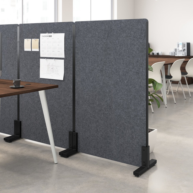 BUSH INDUSTRIES INC. PSP134CL-03 Bush Business Furniture Freestanding Privacy Screen, Polyester, 34inW, Cool Charcoal, Standard Delivery BUSH INDUSTRIES INC. PSP134CL-03 Bush Business Furniture Freestanding Privacy Screen, Polyester, 34inW, Cool Charcoal, Standard Delivery