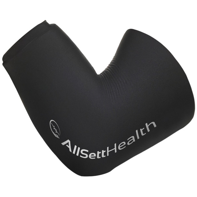 ALLSETT HEALTH(R) ASH09L1P AllSett Health Gel 360 deg. Hot And Cold Compression Sleeve Wrap, Large, Black
