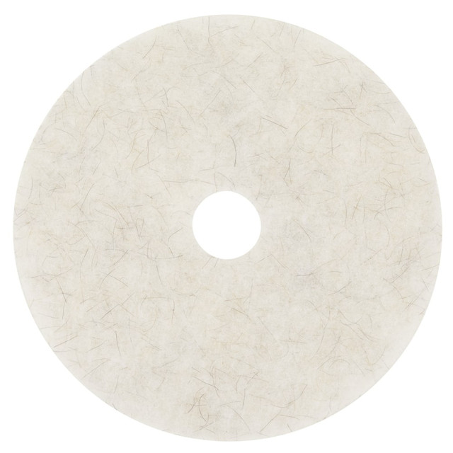 3M CO 3300-27CA Scotch-Brite 3300-27CA Natural Blend Floor Pads, 27in, White/Natural, Case Of 5 Pads