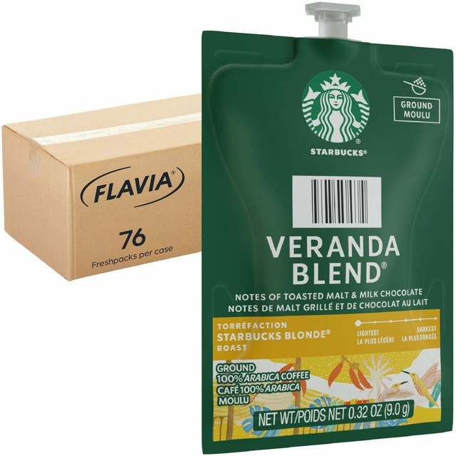 LAVAZZA PROFESSIONAL MDR01037 Starbucks Freshpack, Ground Veranda Coffee - Compatible with Flavia Aroma, Flavia Barista, FLAVIA Creation 600, Flavia Creation 500, Flavia Creation 200, Flavia Creation 150, Flavia Creation 300 - Light - 0.3 oz - Freshp LAVAZZA PROFESSIONAL MDR01037 Starbucks Freshpack, Ground Veranda Coffee - Compatible with Flavia Aroma, Flavia Barista, FLAVIA Creation 600, Flavia Creation 500, Flavia Creation 200, Flavia Creation 150, Flavia Creation 300 - Light - 0.3 oz - Freshp