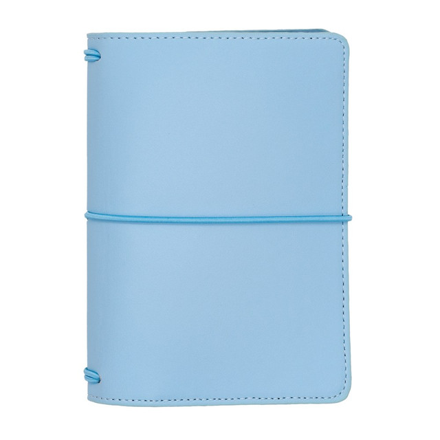 PUKKA PADS USA CORP PUK9362CD Pukka Pads A6 Notebook & Passport Holder, 5.2in x 4.3in, Sky Blue PUKKA PADS USA CORP PUK9362CD Pukka Pads A6 Notebook & Passport Holder, 5.2in x 4.3in, Sky Blue