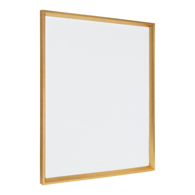 UNIEK INC. 214707 Kate and Laurel Calter Magnetic Framed Dry-Erase Board, Melamine, 25-1/2in x 31-1/2in, White, Gold Plastic Frame UNIEK INC. 214707 Kate and Laurel Calter Magnetic Framed Dry-Erase Board, Melamine, 25-1/2in x 31-1/2in, White, Gold Plastic Frame