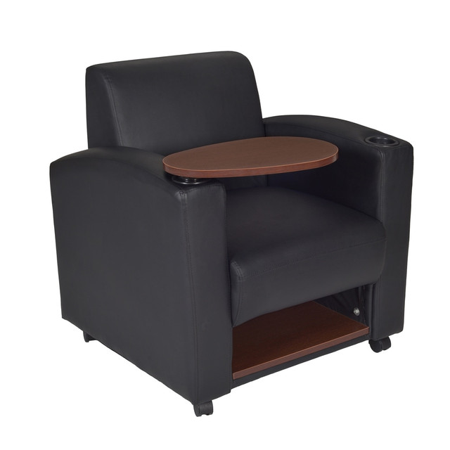 REGENCY SEATING, INC. 7701JVBK2PK Regency Nova Lounge Accent Chair With Tablet Arm, Black REGENCY SEATING, INC. 7701JVBK2PK Regency Nova Lounge Accent Chair With Tablet Arm, Black