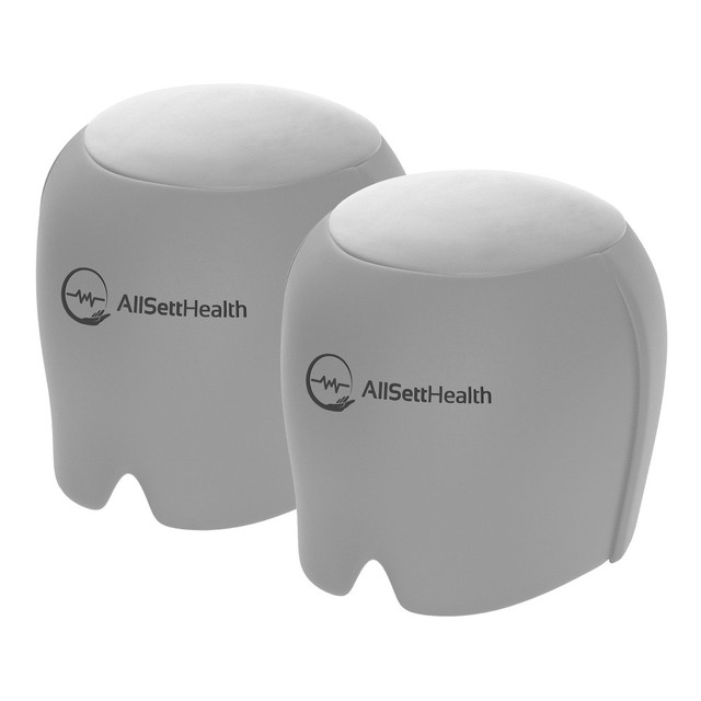 ALLSETT HEALTH(R) ASH08791479-GR-2PK AllSett Health Cold Gel Ice Head Wrap Hats For Headache And Migraine Relief, 9-1/16in x 5-9/16in, Gray, Pack Of 2 Wrap Hats ALLSETT HEALTH(R) ASH08791479-GR-2PK AllSett Health Cold Gel Ice Head Wrap Hats For Headache And Migraine Relief, 9-1/16in x 5-9/16in, Gray, Pack Of 2 Wrap Hats