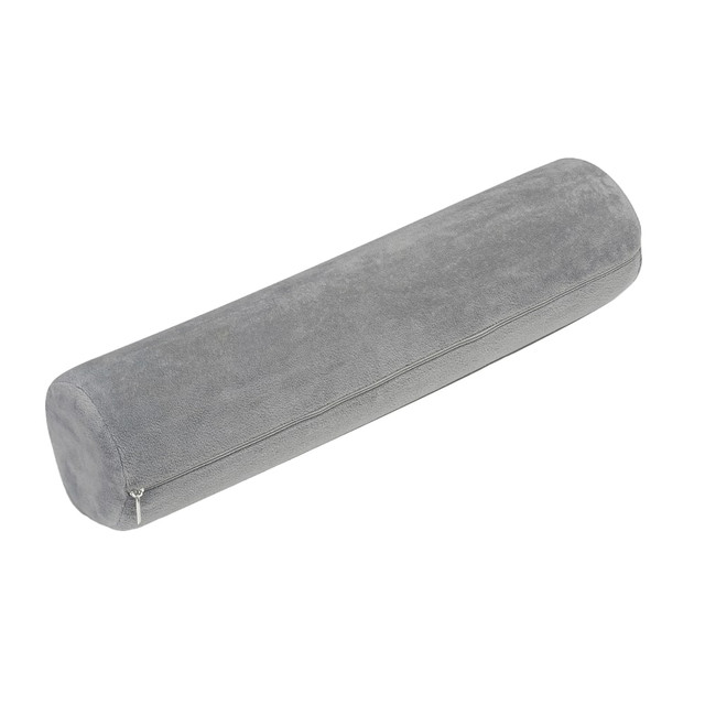 ALLSETT HEALTH(R) ASH0818 AllSett Health Memory Foam Neck Roll Cervical Pillow, 4inH x 4inW x 17inD, Gray ALLSETT HEALTH(R) ASH0818 AllSett Health Memory Foam Neck Roll Cervical Pillow, 4inH x 4inW x 17inD, Gray