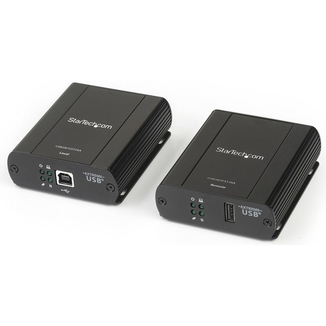 STARTECH.COM USB2001EXT2NA USB 2.0 Extender over Cat5e or Cat6 Ethernet Cable - 330ft/100m USB 2.0 Extender Adapter Kit w/ ESD & Metal Case - Powered - USB 2.0 extender extends 1 USB device 330ft over CAT5e/CAT6 ethernet cable 480Mbps STARTECH.COM USB2001EXT2NA USB 2.0 Extender over Cat5e or Cat6 Ethernet Cable - 330ft/100m USB 2.0 Extender Adapter Kit w/ ESD & Metal Case - Powered - USB 2.0 extender extends 1 USB device 330ft over CAT5e/CAT6 ethernet cable 480Mbps