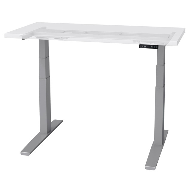 FELLOWES INC. 2VT-LX-C48-30-SLV Fellowes Victory LX 2-Leg Electric Steel Table Base With Memory Height Settings, 47-1/2inH x 48inW x 30inD, Silver FELLOWES INC. 2VT-LX-C48-30-SLV Fellowes Victory LX 2-Leg Electric Steel Table Base With Memory Height Settings, 47-1/2inH x 48inW x 30inD, Silver
