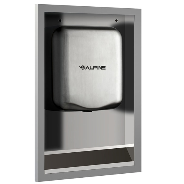 ADIR CORP. 400-RECESS Alpine Hemlock Electric Hand Dryer Recess Kit, 26inH x 16-3/8inW x 3-7/16inD, Stainless Steel ADIR CORP. 400-RECESS Alpine Hemlock Electric Hand Dryer Recess Kit, 26inH x 16-3/8inW x 3-7/16inD, Stainless Steel