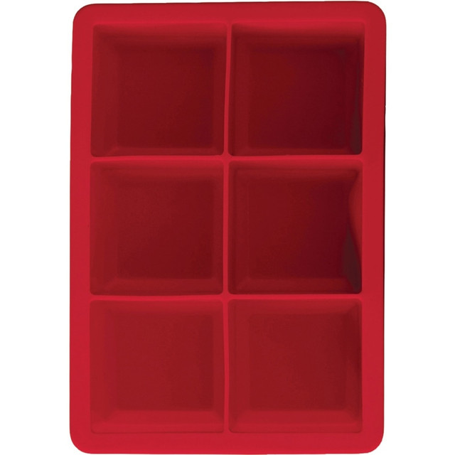 <p>This silicone Ice Cube Tray makes 6 large, slow-melting cubes. It's ideal for enjoying your favorite cocktail. It comes from 1 of the trusted names in kitchen accessories: Houdini.</p>