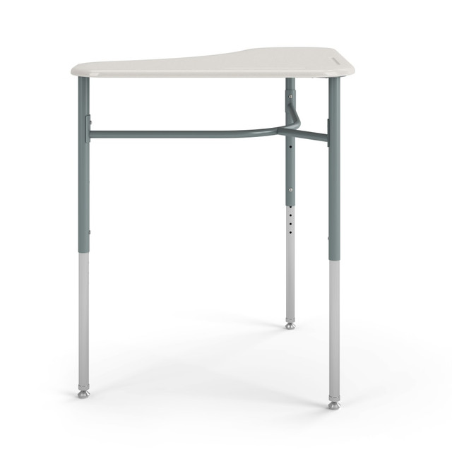 HNI CORPORATION HONLDVM3AEG1P8T HON SmartLink 36inW Triangle Student Desks, White, Set Of 2 Desks