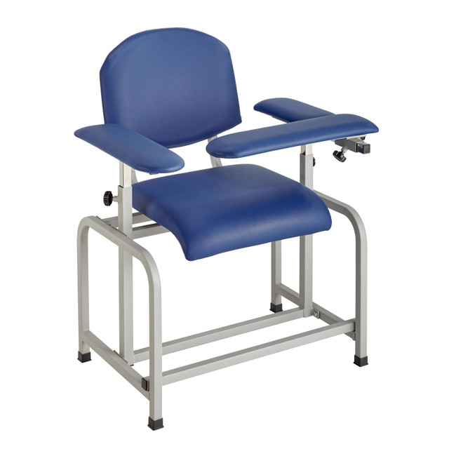 ADIR CORP. ADI997-01-BLU Alpine AdirMed Blood Drawing Chair, Blue/Gray ADIR CORP. ADI997-01-BLU Alpine AdirMed Blood Drawing Chair, Blue/Gray