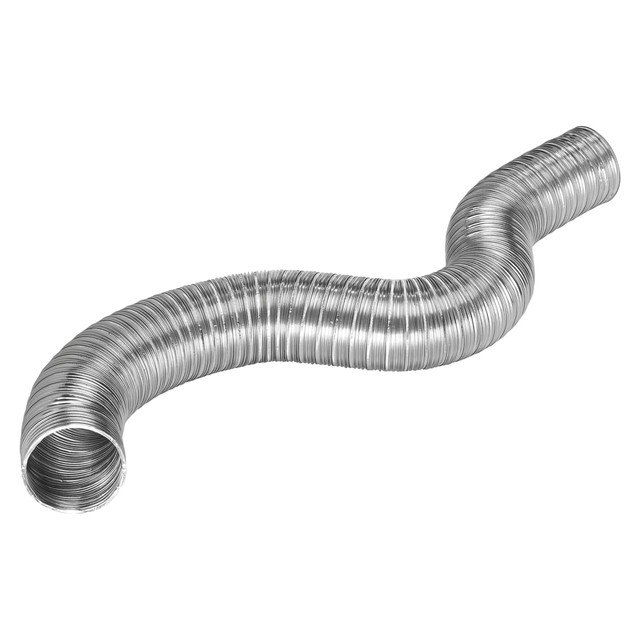 LAMBRO INDUSTRIES INC. 306 Lambro Flexible Semi-Rigid Aluminum Duct For General-Purpose Venting, 8ft, Diameter 6in, Silver, LAO306