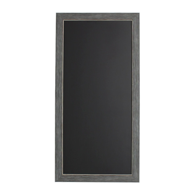 UNIEK INC. 210085 DesignOvations Wyeth Magnetic Framed Chalkboard, 13in x 26in, Black, Gray Plastic Frame UNIEK INC. 210085 DesignOvations Wyeth Magnetic Framed Chalkboard, 13in x 26in, Black, Gray Plastic Frame