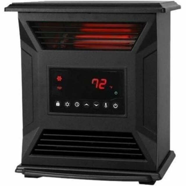 SOURCE NETWORK/LIFESMART HT1270 Lifesmart Front Air Intake Infrared Heater-Steel Cabinet - Infrared/Quartz - Electric - Electric - 1000 W to 1500 W - 3 x Heat Settings - Timer - 1500 W - 120 V AC - Remote Control SOURCE NETWORK/LIFESMART HT1270 Lifesmart Front Air Intake Infrared Heater-Steel Cabinet - Infrared/Quartz - Electric - Electric - 1000 W to 1500 W - 3 x Heat Settings - Timer - 1500 W - 120 V AC - Remote Control