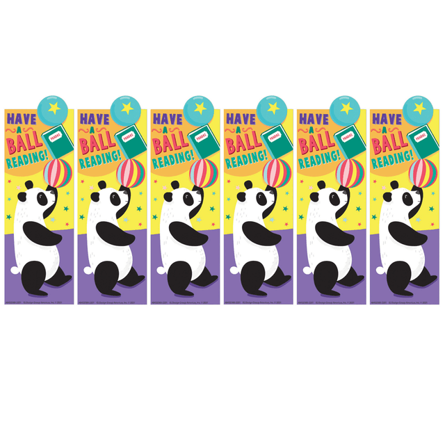 Encourage children to read with fun Eureka Bookmarks that feature their favorite characters. Each bookmark is printed on reusable, heavy weight cardstock for durability.  Use creative bookmarks to encourage a love of reading in children.  Printed on reusable, heavy weight cardstock.  Each pack includes 36 bookmarks. Sold as 6 packs for a total of 216 bookmarks.