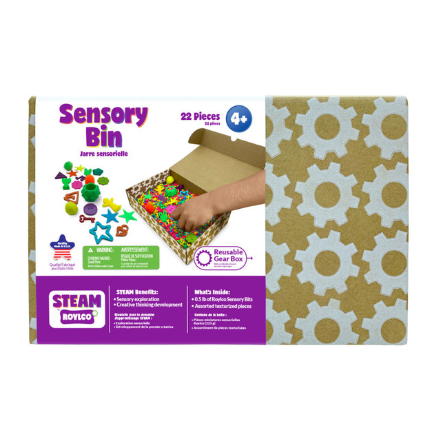 ROYLCO INC. R-20307 Roylco STEAM Sensory Bin, Multicolor, Grade K To 3 ROYLCO INC. R-20307 Roylco STEAM Sensory Bin, Multicolor, Grade K To 3