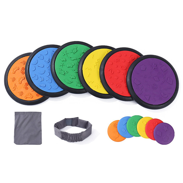 OUT THERE TECHNOLOGIES, LLC KD-TD1131 Kore Design Sensory Game Tiles, Assorted Colors, Two Sizes 10.23in & 4in, Classic Colors OUT THERE TECHNOLOGIES, LLC KD-TD1131 Kore Design Sensory Game Tiles, Assorted Colors, Two Sizes 10.23in & 4in, Classic Colors