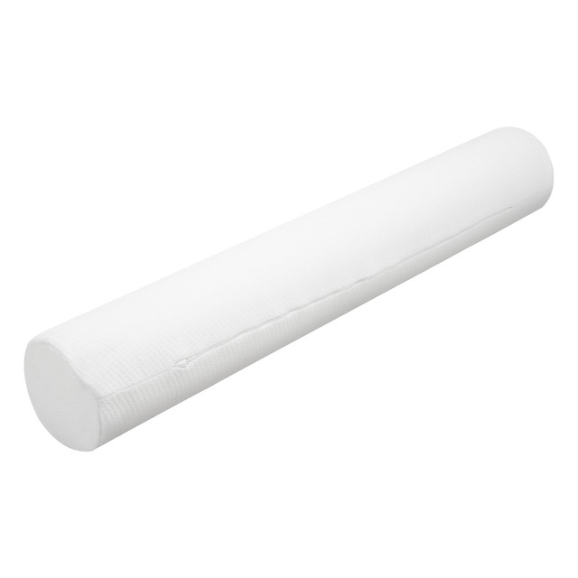 ALLSETT HEALTH(R) ASH0321 AllSett Health Ergonomic Memory Foam XXL Cylinder Bolster Body Pillow, 7-5/16inH x 7-5/16inW x 47inD, White ALLSETT HEALTH(R) ASH0321 AllSett Health Ergonomic Memory Foam XXL Cylinder Bolster Body Pillow, 7-5/16inH x 7-5/16inW x 47inD, White