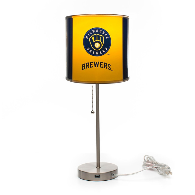 IMPERIAL INTERNATIONAL IMP 609-2027 Imperial MLB Table Lamp, 19inH, Milwaukee Brewers IMPERIAL INTERNATIONAL IMP 609-2027 Imperial MLB Table Lamp, 19inH, Milwaukee Brewers