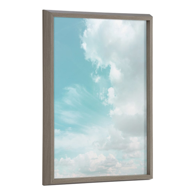 UNIEK INC. 219911 Kate and Laurel Blake Non-Magnetic Framed Dry-Erase Printed Glass, 18in x 24in, Head in the Clouds by Dominique Vari, Gray Plastic Frame UNIEK INC. 219911 Kate and Laurel Blake Non-Magnetic Framed Dry-Erase Printed Glass, 18in x 24in, Head in the Clouds by Dominique Vari, Gray Plastic Frame