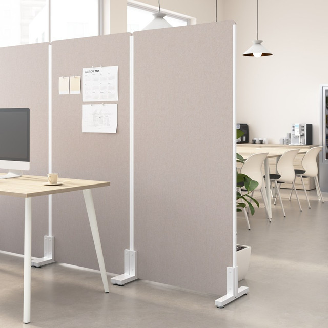 BUSH INDUSTRIES INC. PSP234WB-03 Bush Business Furniture Freestanding Privacy Screen, Polyester, 34inW, Warm Beige, Standard Delivery BUSH INDUSTRIES INC. PSP234WB-03 Bush Business Furniture Freestanding Privacy Screen, Polyester, 34inW, Warm Beige, Standard Delivery