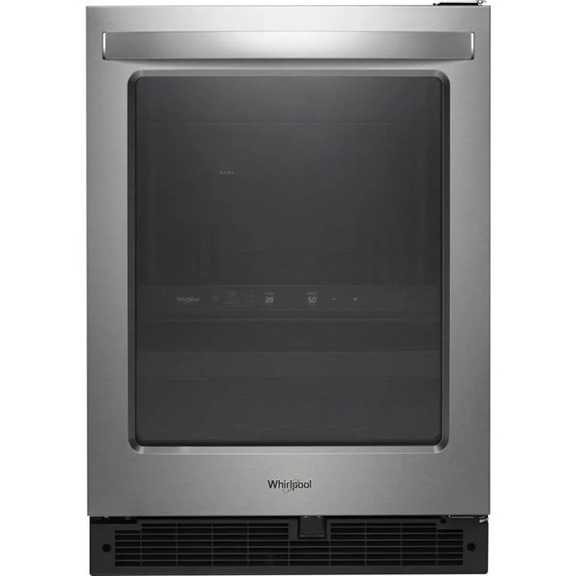 KITCHENAIDE WUB50X24HZ Whirlpool 5.2 Cu. Ft. Beverage Center Refrigerator, Silver