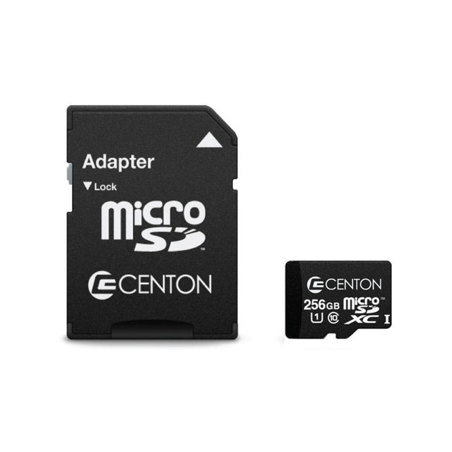 CENTON ELECTRONICS, INC. S1-MSDXU1-256G Centon MicroSDXC Flash Card, 256GB CENTON ELECTRONICS, INC. S1-MSDXU1-256G Centon MicroSDXC Flash Card, 256GB