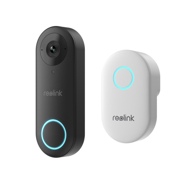 REOLINK(R) VDW5M Reolink 5.0-Megapixel Wi-Fi Doorbell Camera With Chime, Black REOLINK(R) VDW5M Reolink 5.0-Megapixel Wi-Fi Doorbell Camera With Chime, Black