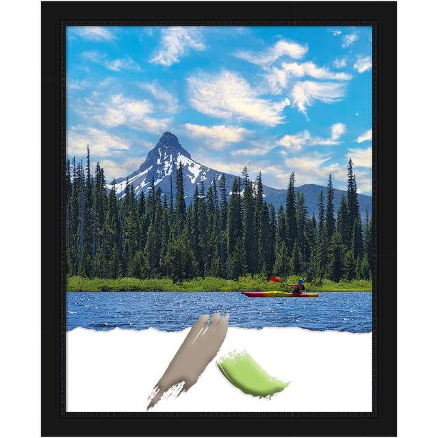 UNIEK INC. A42708297263 Amanti Art Narrow Picture Frame, Opening Size 16in x 20in, 16inH x 13inW x 3/4inD, Avon Black