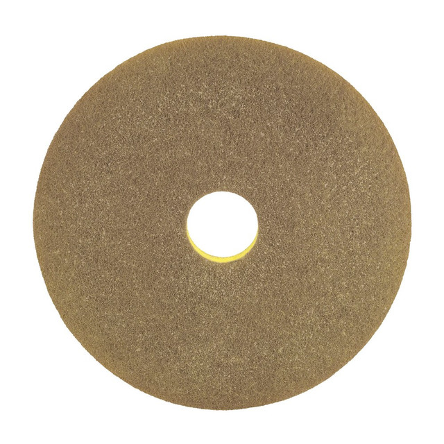 3M CO 09541 Scotch-Brite Clean & Shine Floor Pads, 20in, Yellow/Gold, Case Of 5