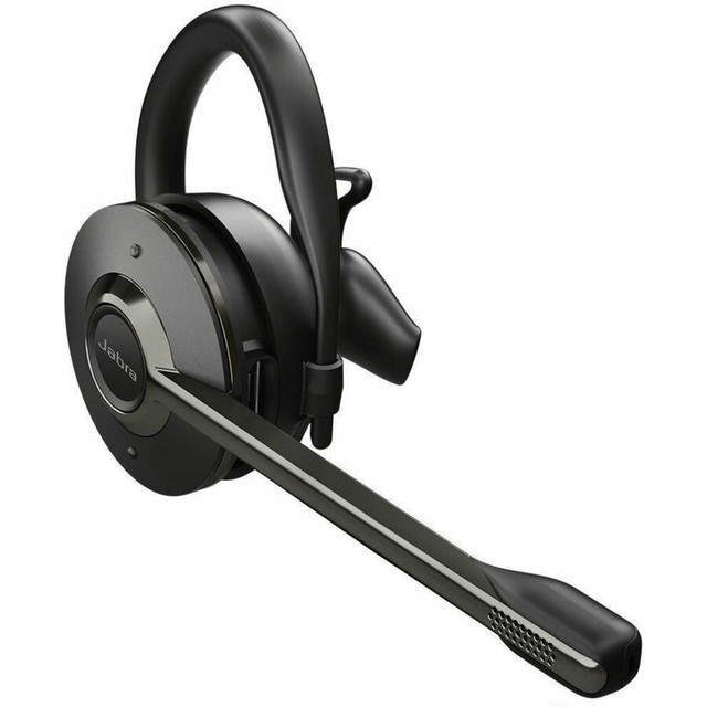 GN AUDIO USA INC. 9655-553-125 Jabra Engage 65 SE Headset - Stereo - Wireless - DECT - 328.1 ft - 40 Hz to 16 kHz - Over-the-ear, Earbud - Monaural - Open - Electret Condenser, Uni-directional Microphone - Noise Canceling - Black