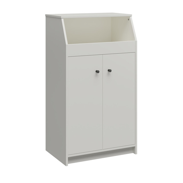 AMERIWOOD INDUSTRIES, INC. 8297015COM Ameriwood Home The Loft 24inW 2-Door Storage Tower, White AMERIWOOD INDUSTRIES, INC. 8297015COM Ameriwood Home The Loft 24inW 2-Door Storage Tower, White