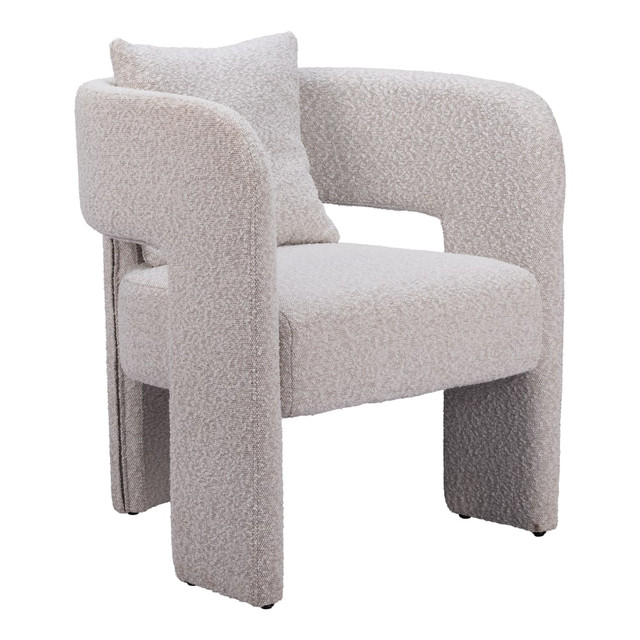ZUO MODERN 109990 Zuo Melilla Dining Accent Chair, Misty Gray