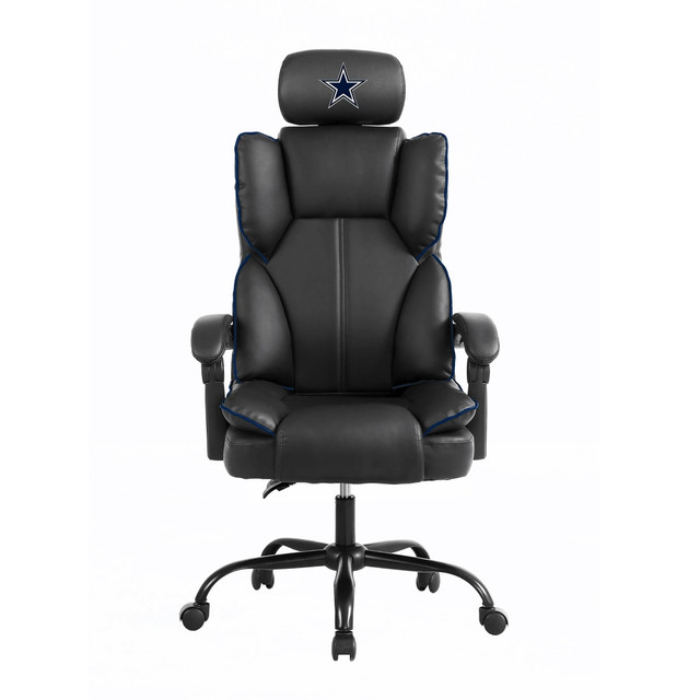 IMPERIAL INTERNATIONAL IMP 684-1002 Imperial NFL Champ Ergonomic Faux Leather Computer Gaming Chair, Dallas Cowboys IMPERIAL INTERNATIONAL IMP 684-1002 Imperial NFL Champ Ergonomic Faux Leather Computer Gaming Chair, Dallas Cowboys
