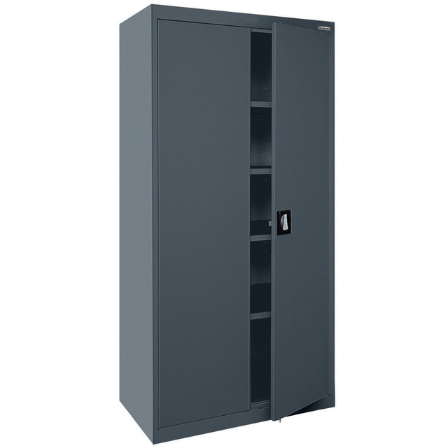 EDSAL SANDUSKY CORP EA4R362472-02 Sandusky Elite Series 36inW Heavy-Duty Storage Cabinet, Charcoal EDSAL SANDUSKY CORP EA4R362472-02 Sandusky Elite Series 36inW Heavy-Duty Storage Cabinet, Charcoal