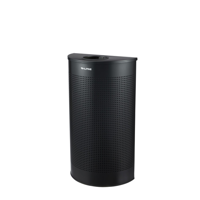 ADIR CORP. ALP438-12HR-BLK Alpine Industries Steel, Indoor Trash Can, 12 Gallon, Black (438-12HR-BLK) ADIR CORP. ALP438-12HR-BLK Alpine Industries Steel, Indoor Trash Can, 12 Gallon, Black (438-12HR-BLK)