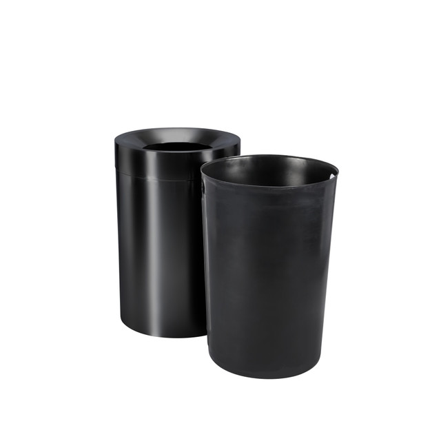 ADIR CORP. ALP475-50L-BLK Alpine Industries Stainless Steel, Indoor Trash Can, 50 Gallons, Black, 2/Pack (475-50L-BLK) ADIR CORP. ALP475-50L-BLK Alpine Industries Stainless Steel, Indoor Trash Can, 50 Gallons, Black, 2/Pack (475-50L-BLK)