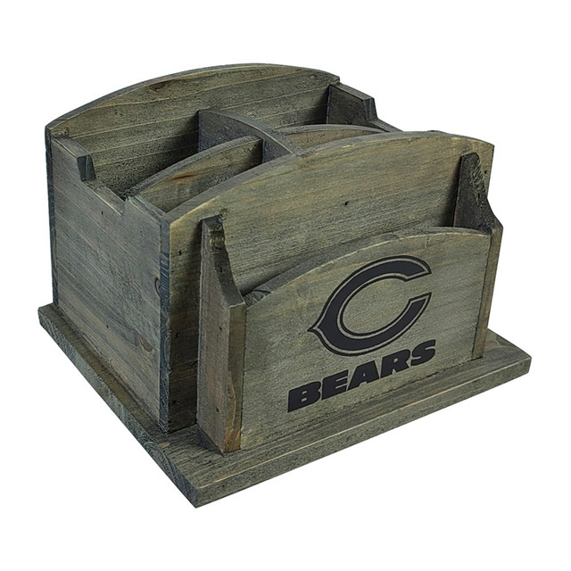 IMPERIAL INTERNATIONAL IMPÂ 648-1019 Imperial NFL Rustic Desk Organizer, 8inH x 8-1/2inW x 6-1/2inD, Chicago Bears IMPERIAL INTERNATIONAL IMPÂ 648-1019 Imperial NFL Rustic Desk Organizer, 8inH x 8-1/2inW x 6-1/2inD, Chicago Bears