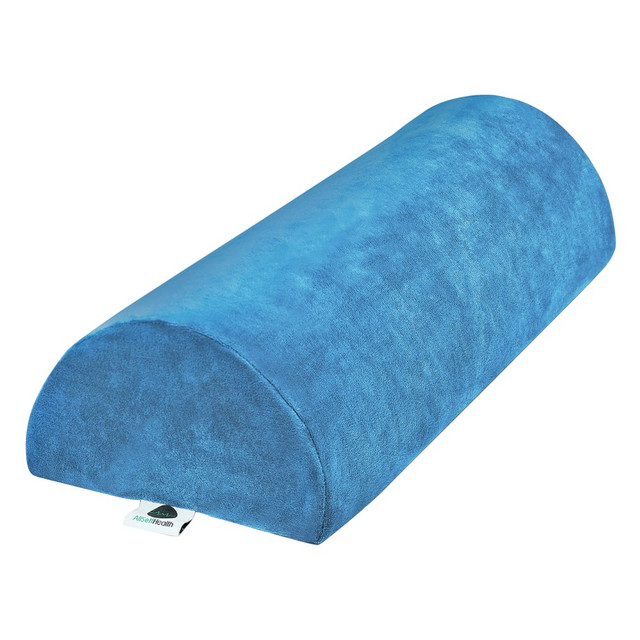 ALLSETT HEALTH(R) ASH852B-NVY AllSett Health Large Half-Moon Bolster Foam Pillow, 4-1/2inH x 8inW x 20-1/2inD, Navy Blue ALLSETT HEALTH(R) ASH852B-NVY AllSett Health Large Half-Moon Bolster Foam Pillow, 4-1/2inH x 8inW x 20-1/2inD, Navy Blue