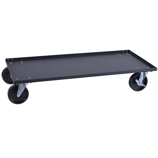EDSAL SANDUSKY CORP FCB3618-09 Sandusky Heavy Duty Steel Cabinet Dolly, 6inH x 36inW x 18inD, Black